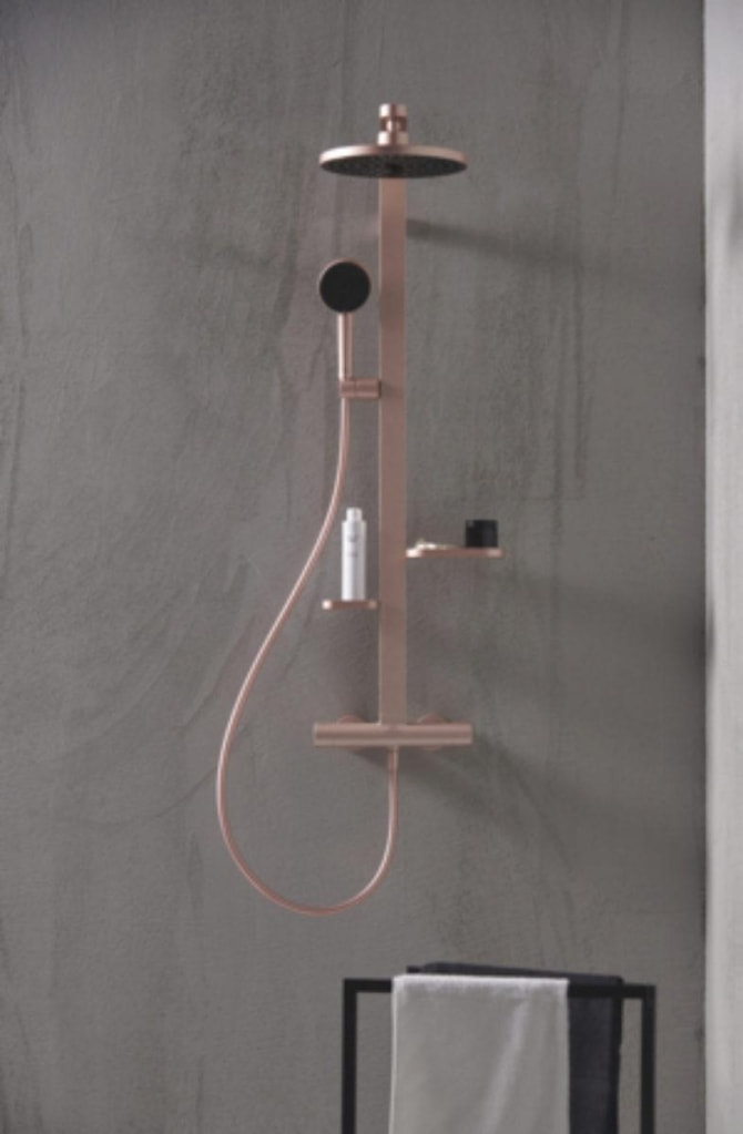 IS Duschsystem Alu+ m.CTherm Brausethem.