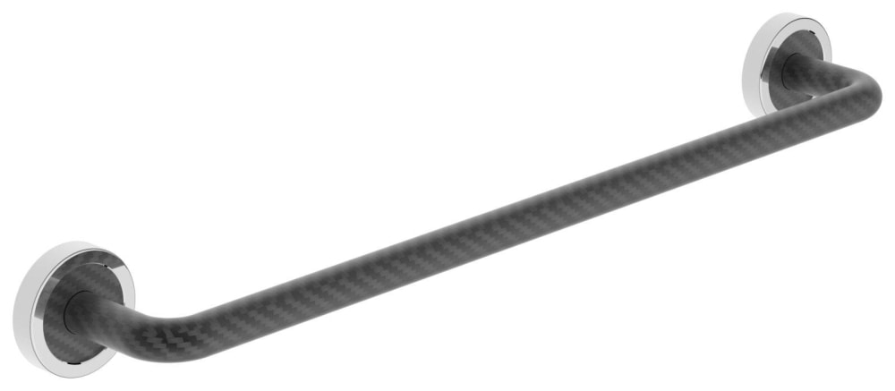 Badetuchhalter 450mm verchromt/carbon