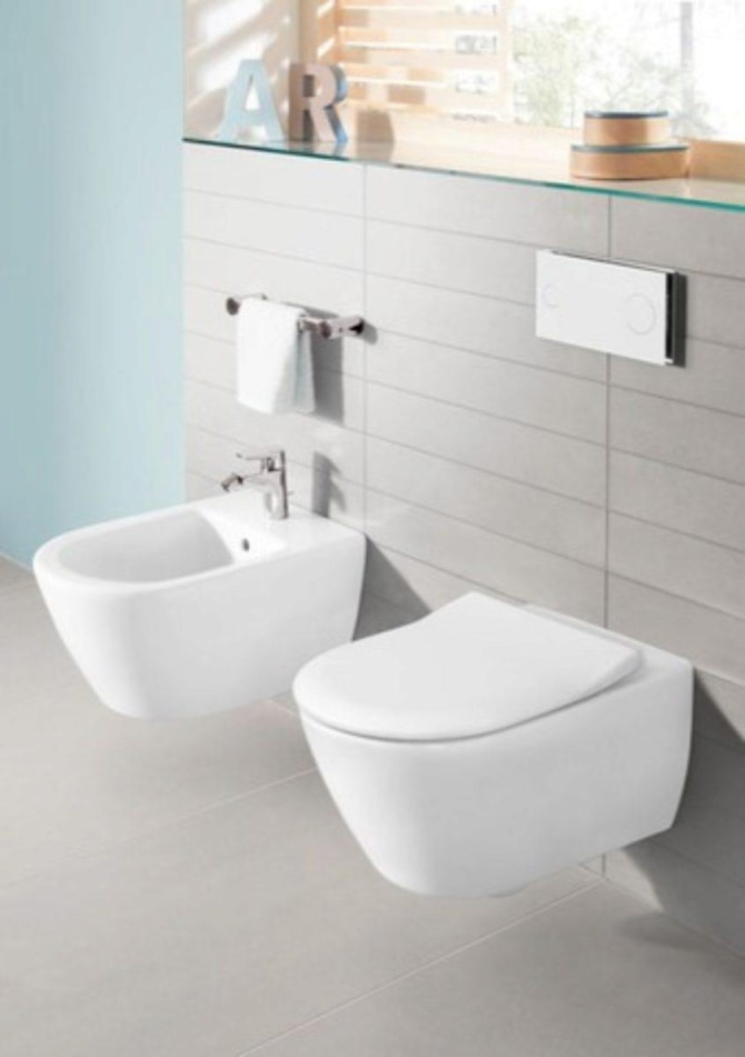 Wand-Bidet Subway 2.0 37.5x56.5cm weiss