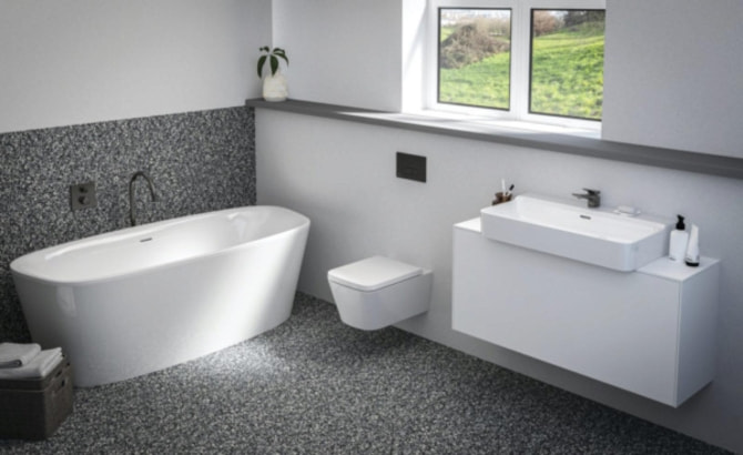Badewanne DEA freistehend