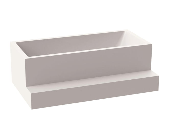 Badewanne MW white freistehend 170x104cm