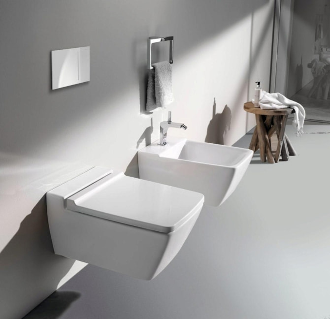Wandbidet Xeno2 weiss KeraTect