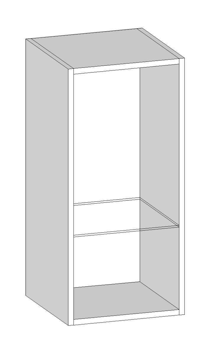 Korpus Halbhochschr.clivia inkl.Glasb.