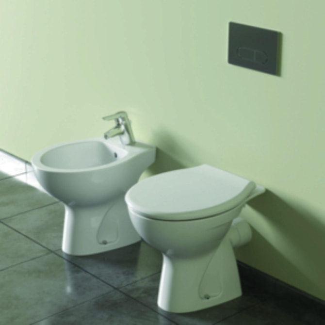 Standtiefspül-WC Eurovit 36x50cm Abgang