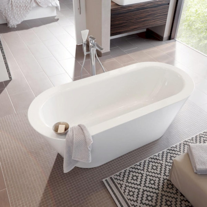 Badewanne Stahl BetteStarlet oval Sil-
