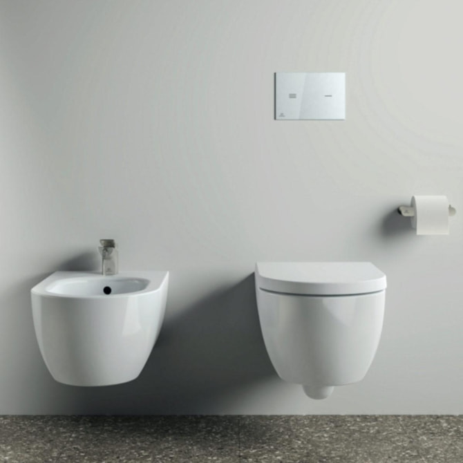 Wandtiefspül-WC Blend Curve AquaBlade