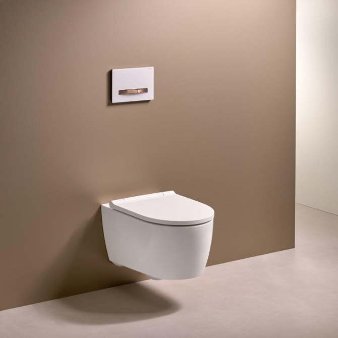 Wand-Tiefspül-WC One Turbo Flush m.WC-