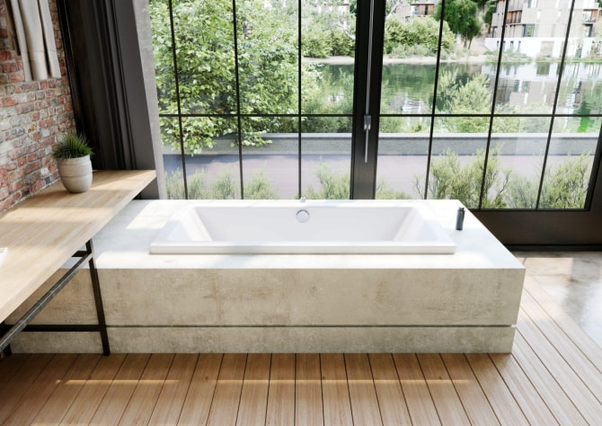 Badewanne Stahl Conoduo 180x80cm