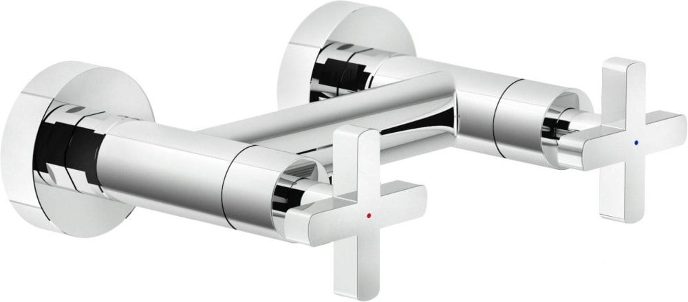 Zweigriff-Brausebatterie AP Lira
