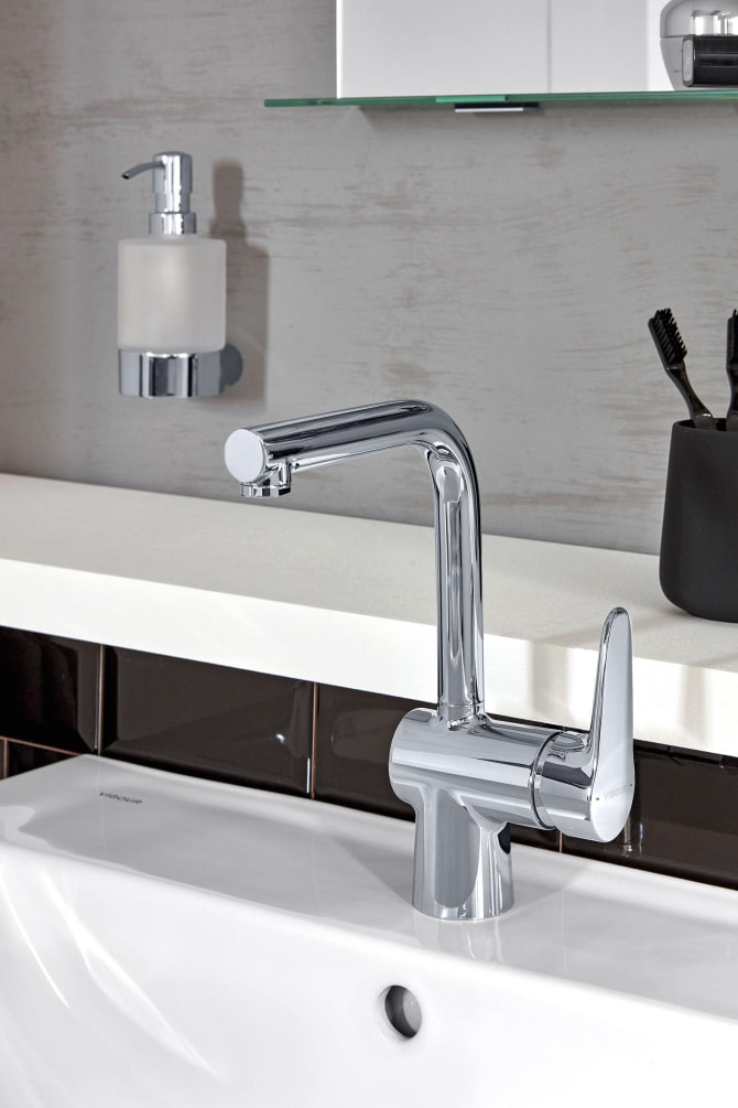 Einhand-Waschtischbatterie clivia mit