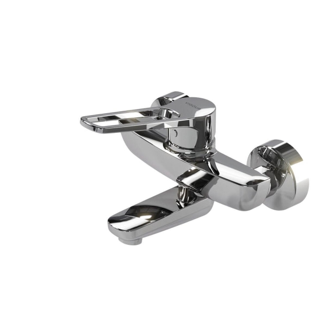 Einhand-Wandbatterie derby plus m. Hebel