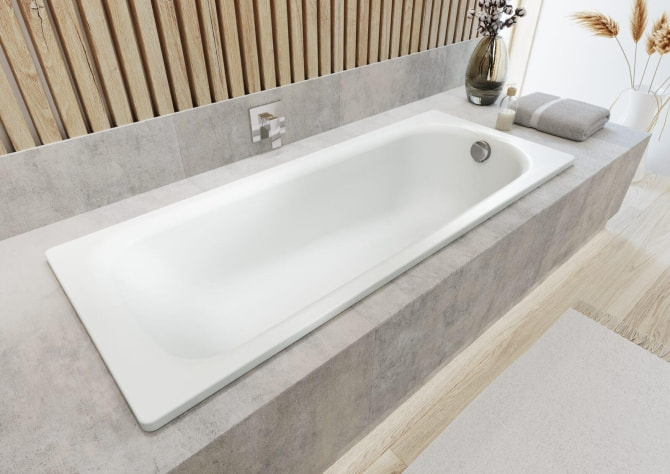 Badewanne Stahl Saniform Plus 150x70cm