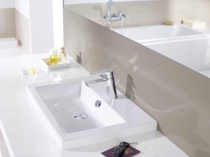 Einh.WT-Batterie Hansatwist geschl.Hebel