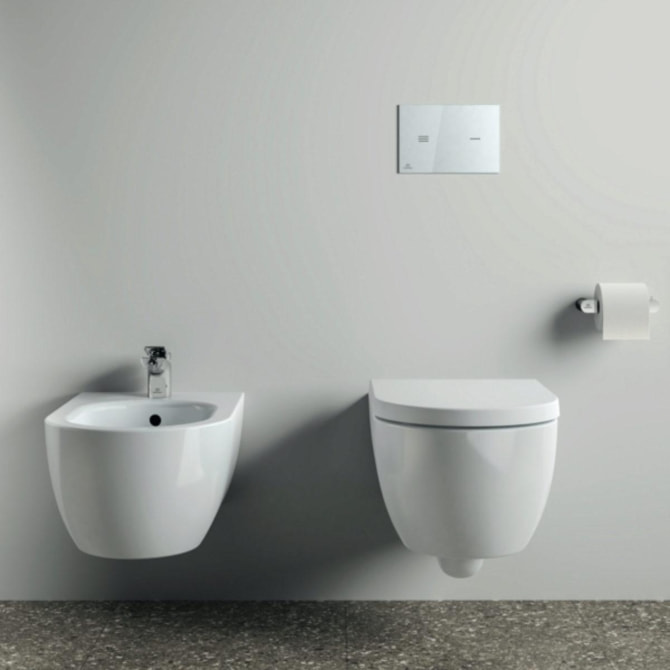 Wand-Bidet Blend Curve 1 Hl.