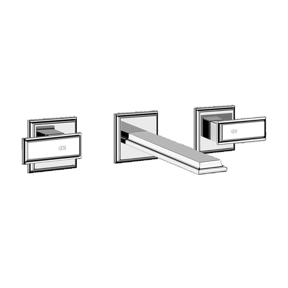 GES Farbset ELEGANZA f.3L-WT-Wandarmatur