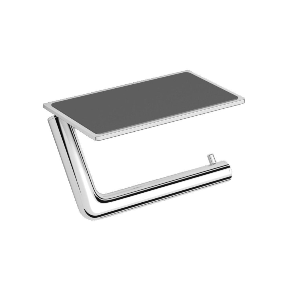 WC-Papierrollenhalter white mit Ablage