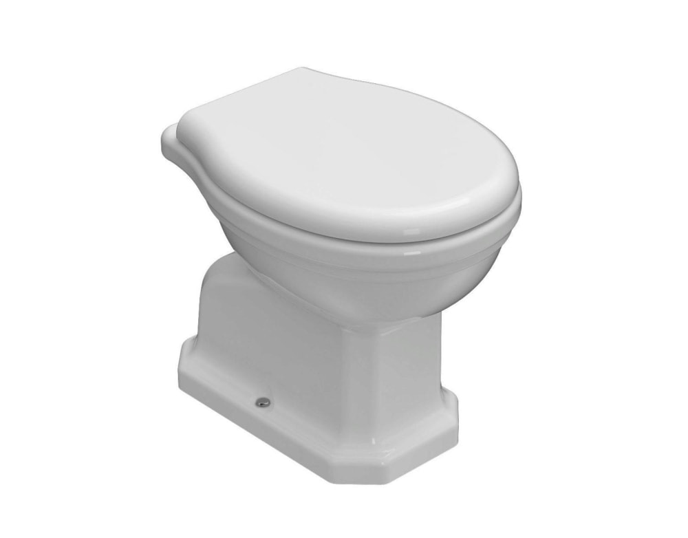 Stand-WC PAESTUM 57x37 cm m.Bodenabfluss