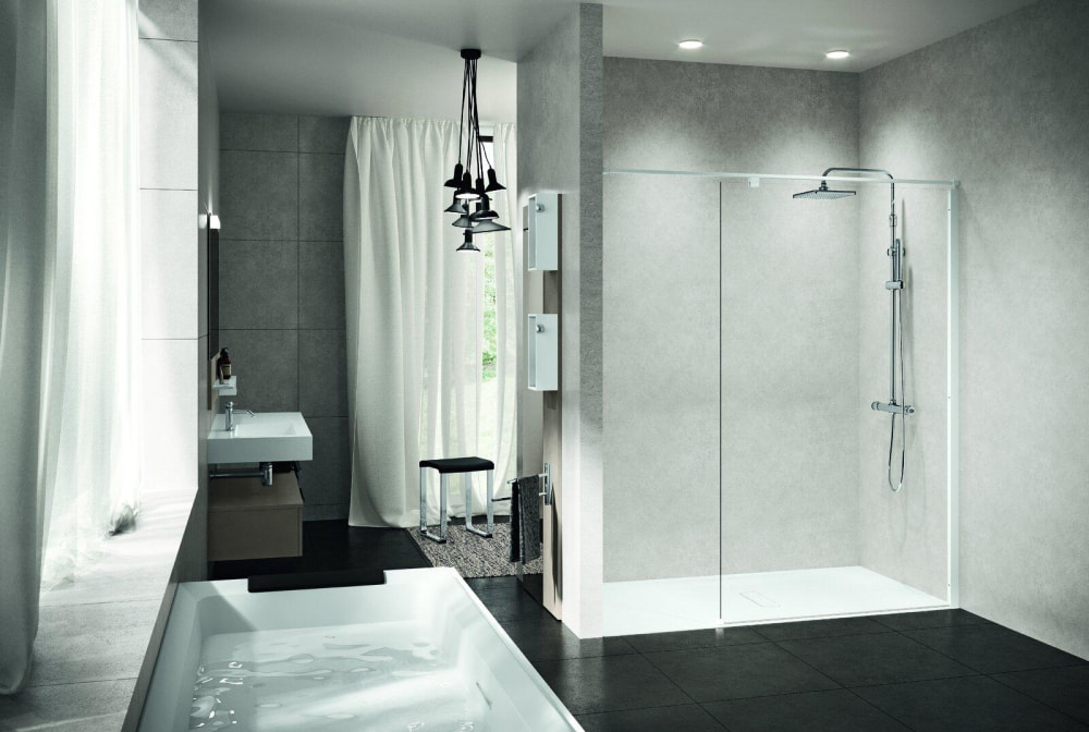 Kuadra H Trennwand 117-120x200 cm