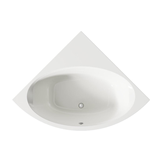 Eck-Badewanne Acryl one 140cm ohne