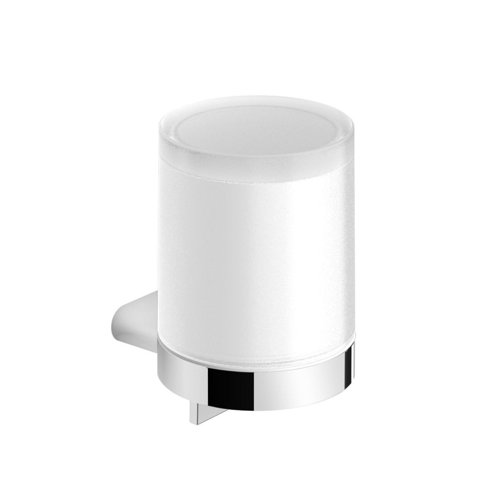 Flüssigseifenspender white mit sat. Glas