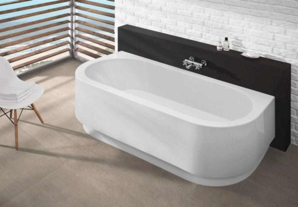 Badewanne Acryl Happy D.180x80cm weiss