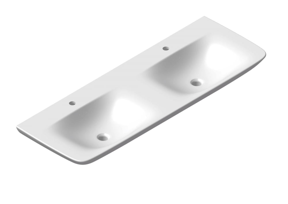 Vigour Doppelwaschtisch white | elements-show.de