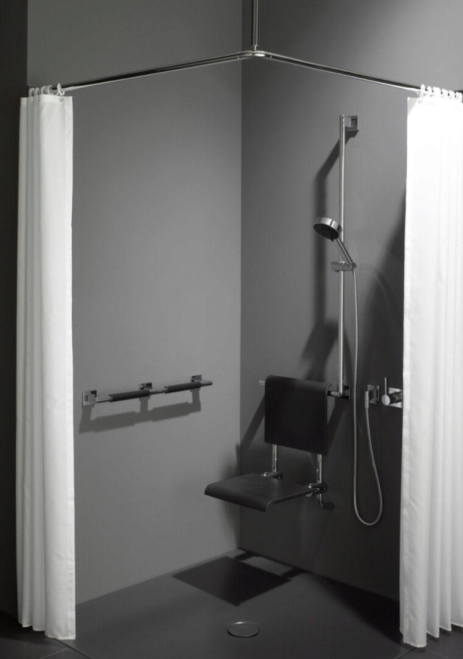 Winkelgriff System 2 350x1075mm o.Mantel