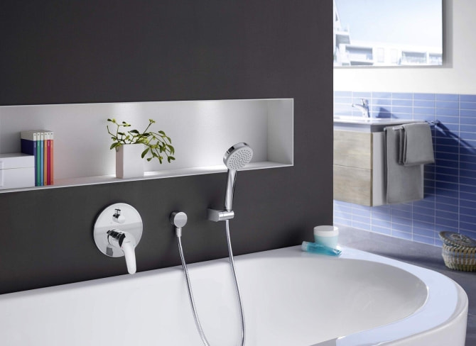 Farbset Badebatterie Hansamix rund