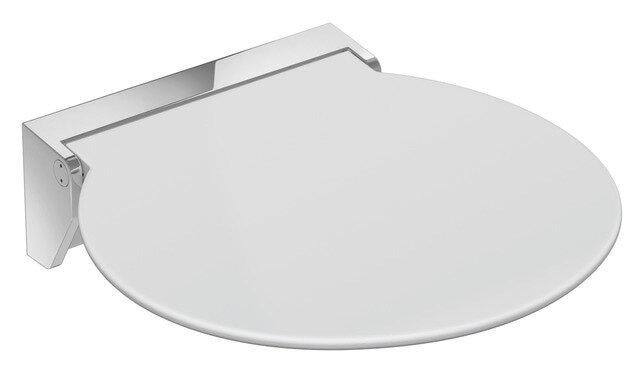 Klappsitz R380 Hewi rund signalweiss