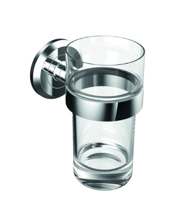 Glashalter one verchromt