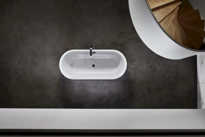 Badewanne Stahl BetteLux oval Silhouette
