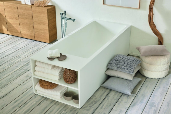 Wannenstandarmatur white