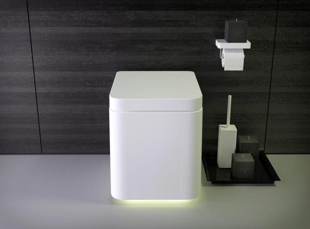 SHINE WC bodenstehendes Design, spülrand