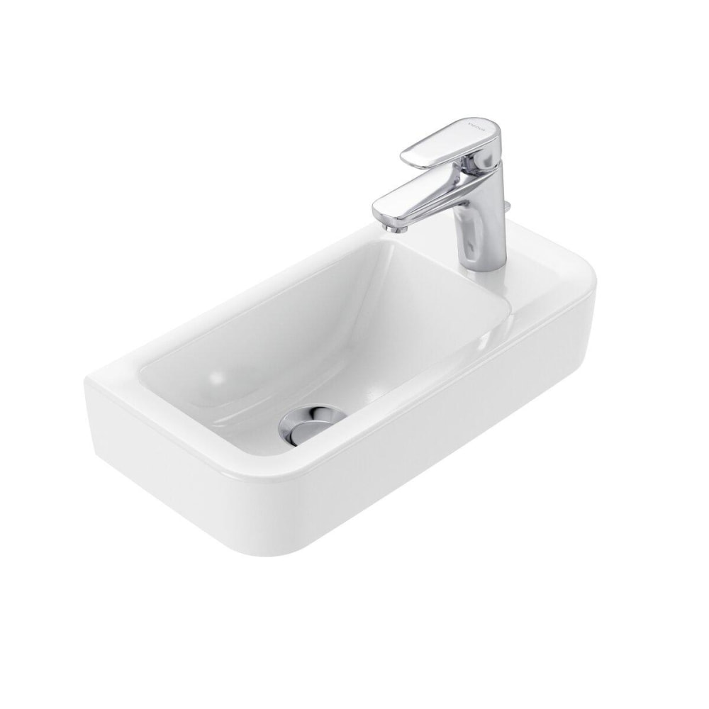 Handwaschbecken clivia eckig 50x25 cm