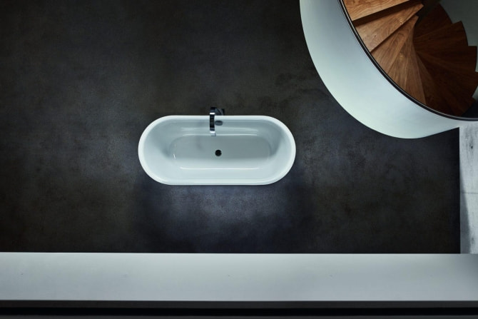 Badewanne Stahl BetteLux oval Silhouette