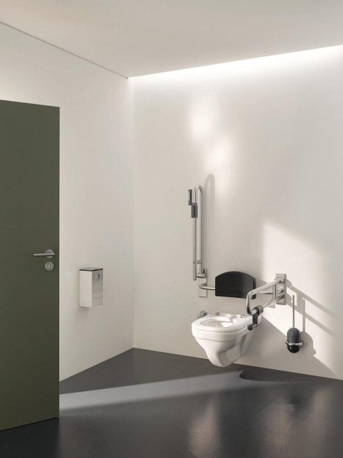 Stützklappgriff Hewi 805 Edelstahl