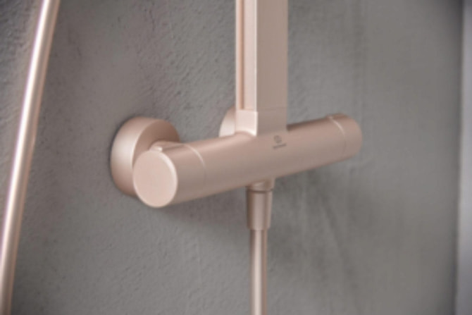 IS Duschsystem Alu+ m.CTherm Brausethem.