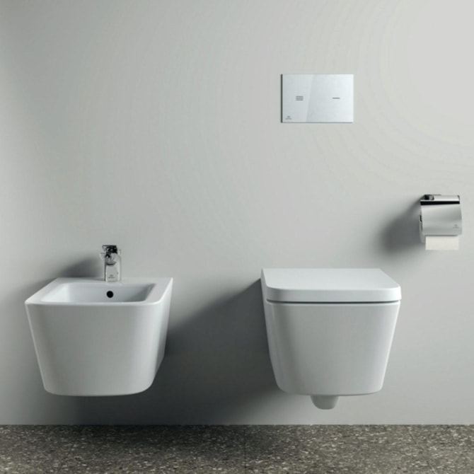 Wand-Bidet Blend Cube 1 Hl.