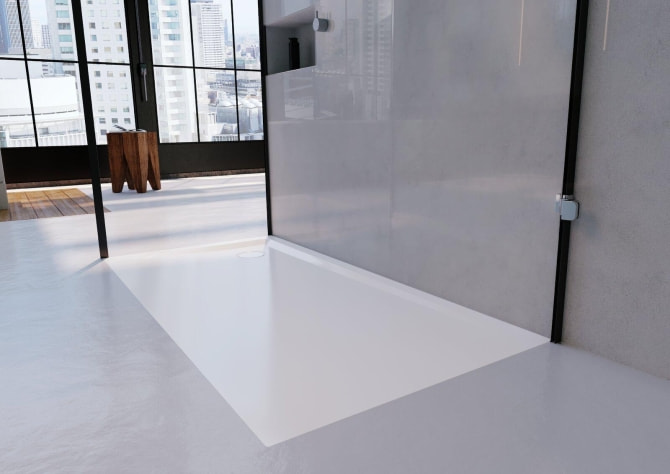 Duschwanne Stahl Superplan 90x90x2.5cm