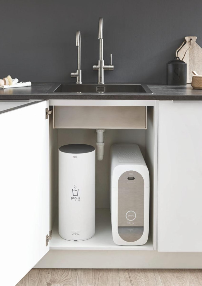 GROHE Armatur und Boiler Red Duo 30079