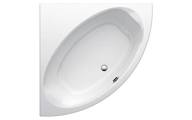 Eck-Badewanne Acryl one 150cm ohne