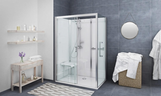 Komplettdusche Vinata Comfort Eck