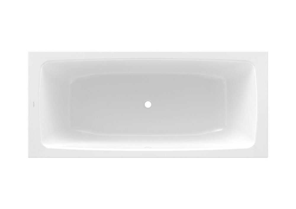 Mittelablaufwanne Stahl clivia 180x80cm