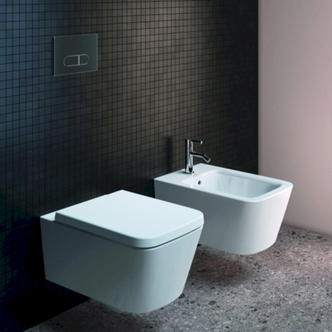 Wand-Bidet Blend Cube 1 Hl.