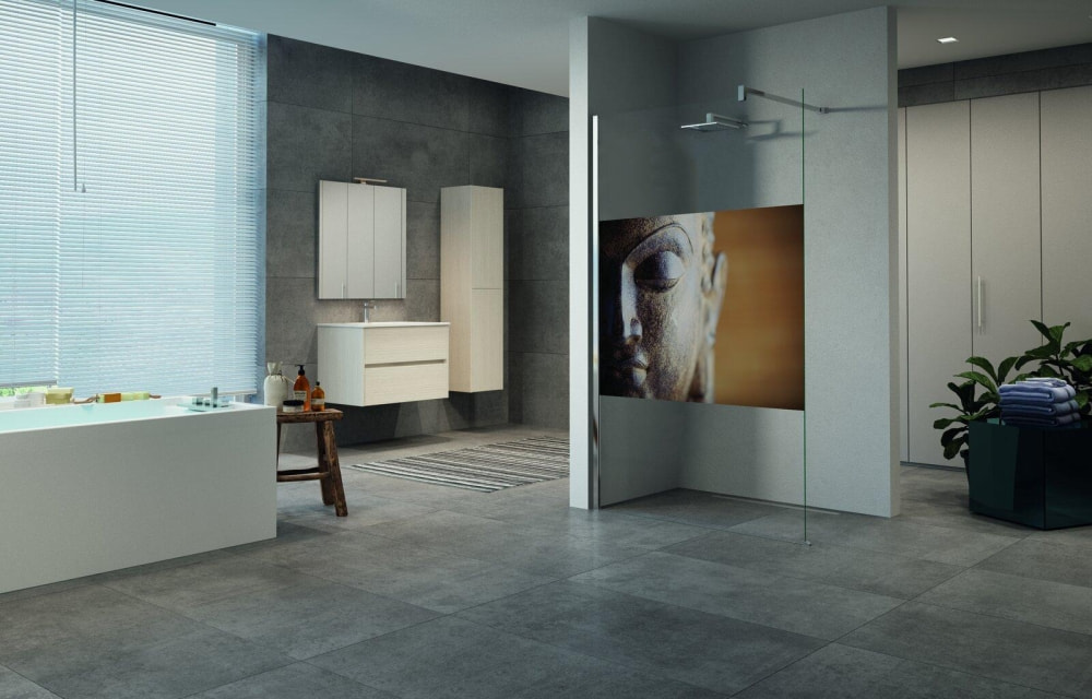 Kuadra H Trennwand 87-90x200 cm li