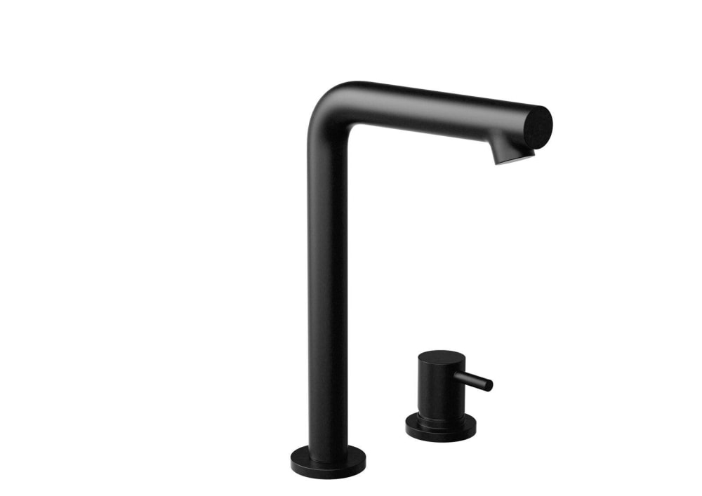 Zweiloch-Waschtischbatt. white f. Schale