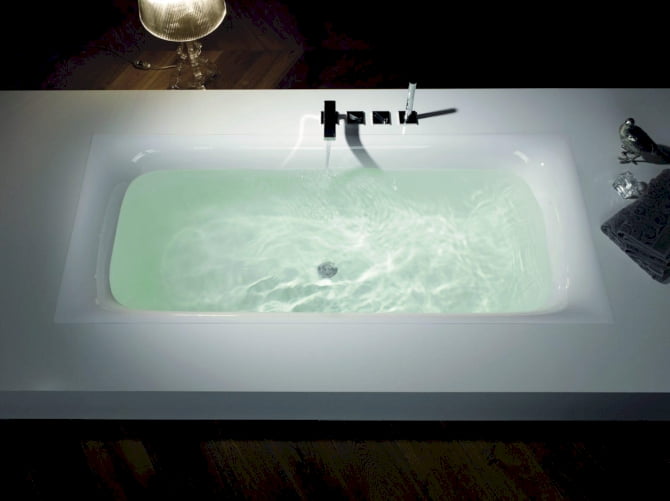 Recht-Eck-Badewanne Stahl Bettelux