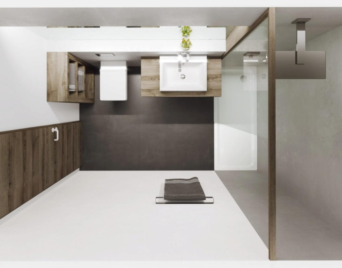 Duschwanne Stahl Superplan 90x90x2.5cm