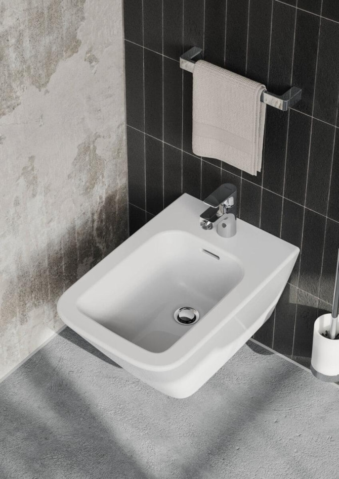 Wand-Bidet derby V3 edge weiss