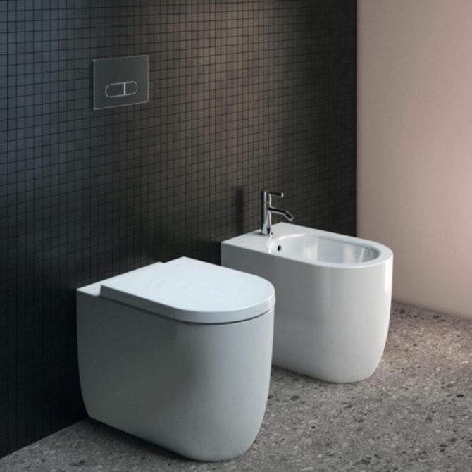Standtiefspül-WC Blend Curve AquaBlade
